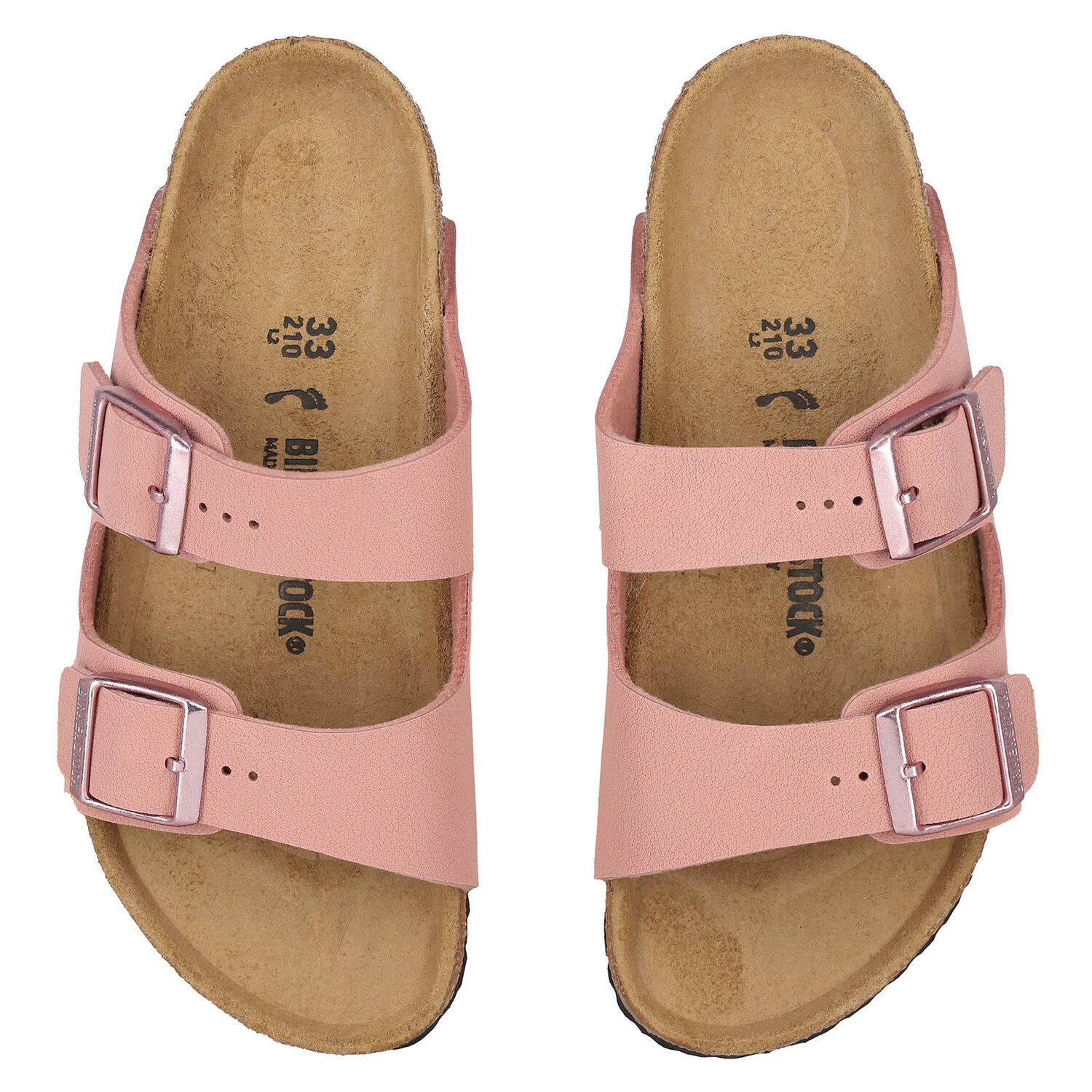 Girls Arizona Pink Clay Sandals, 1, hi-res image number null
