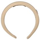 Girls Beige Padded Headband, 1, hi-res