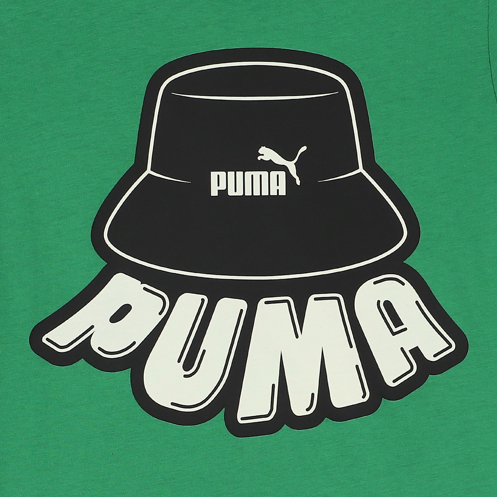 Puma Boys Green Logo T Shirt Junior Couture UAE