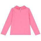 طقم تنورة بنات بالزهور باللون الوردى, 1, hi-res