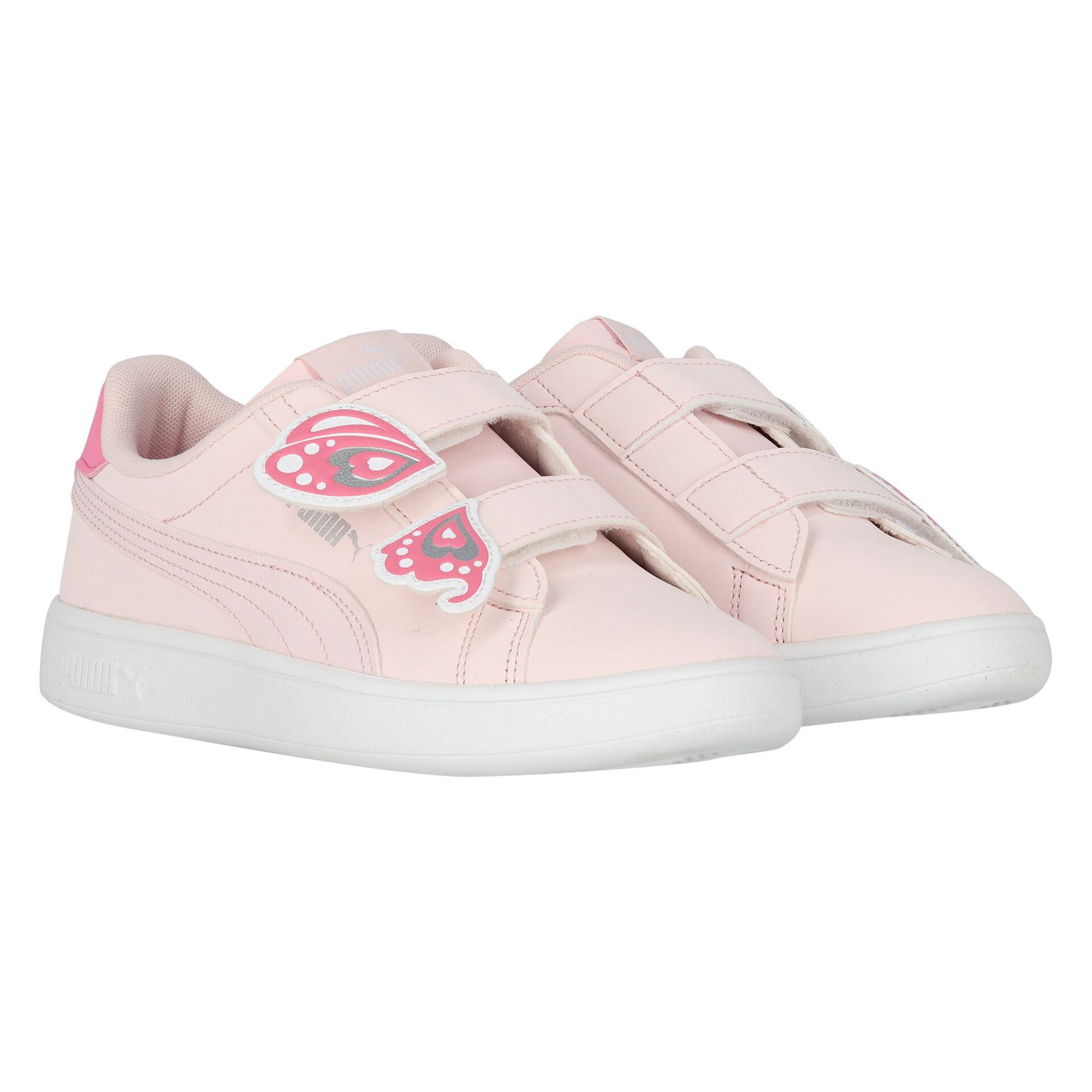 Puma Girls Pink Logo Trainers Junior Couture UAE