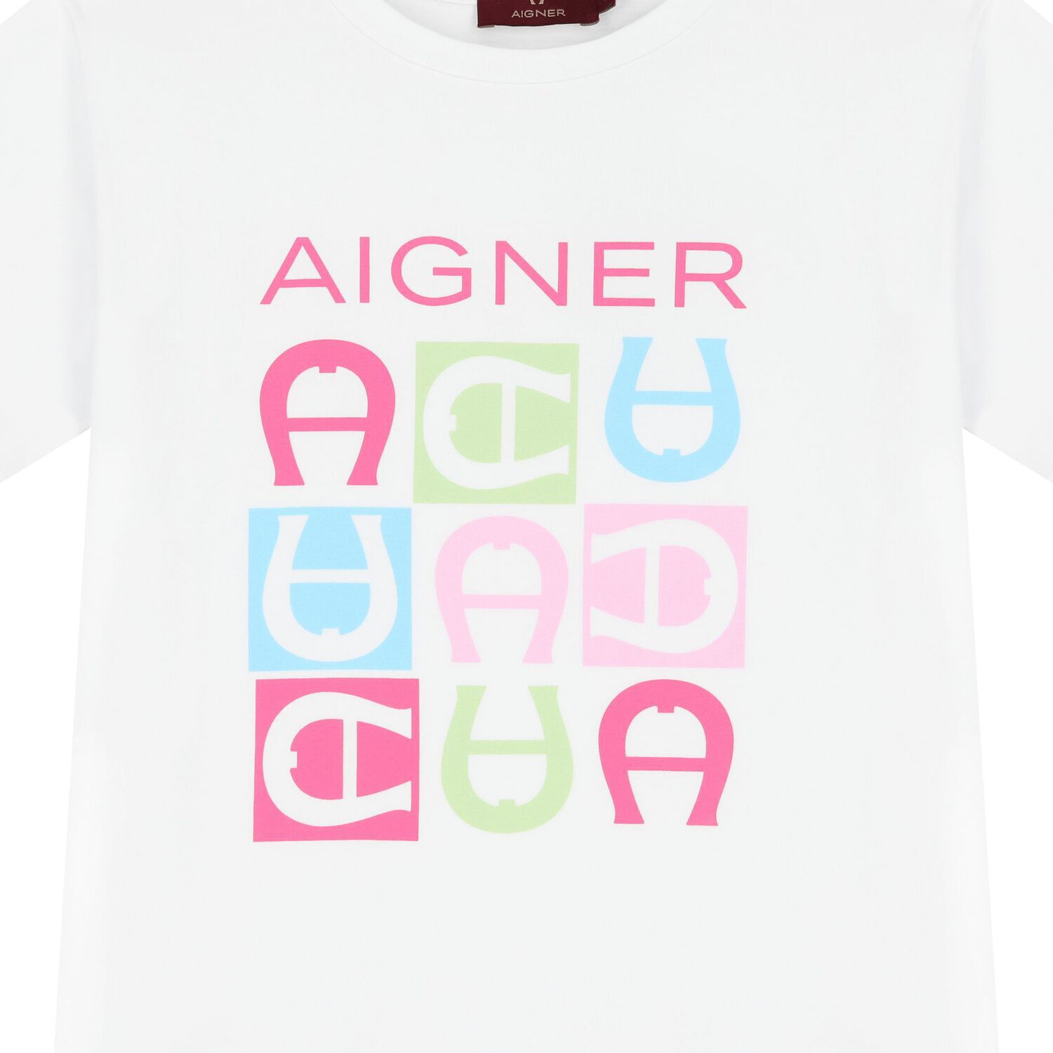 Girls White Logo T-Shirt, 1, hi-res image number null