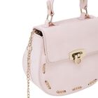 Girls Pink Logo Handbag, 2, hi-res
