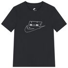 Boys Black Logo T-Shirt, 1, hi-res