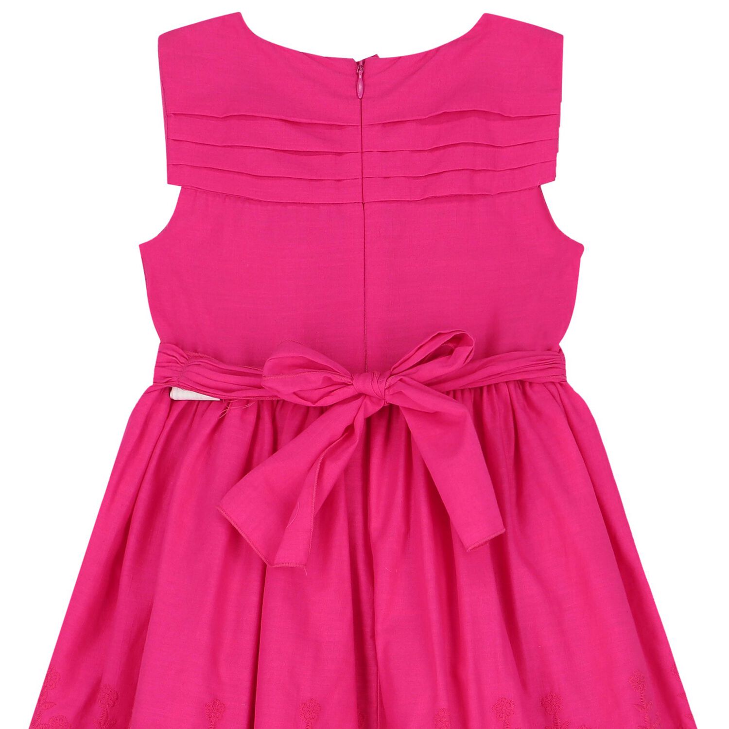 فستان بنات مطرز باللون الوردي, 3, hi-res