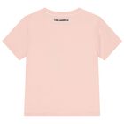 Girls Pink Ikonik T-Shirt, 2, hi-res