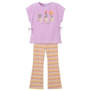Girls Multi-Coloured Leggings Set