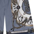 شورت اولاد بالشعار باللون الازرق والرمادى , 1, hi-res