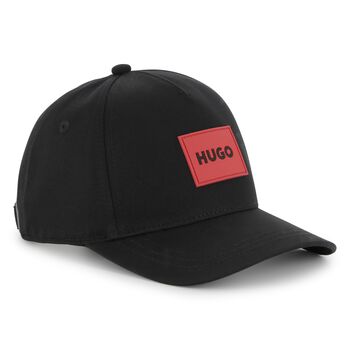 Boys Black Logo Cap