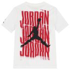 Boys White & Red Jordan Logo T-Shirt, 1, hi-res
