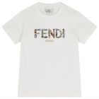 تي شيرت أبيض بشعار للأولاد, 1, hi-res