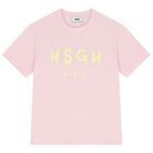 Girls Pink Logo T-Shirt, 9, hi-res