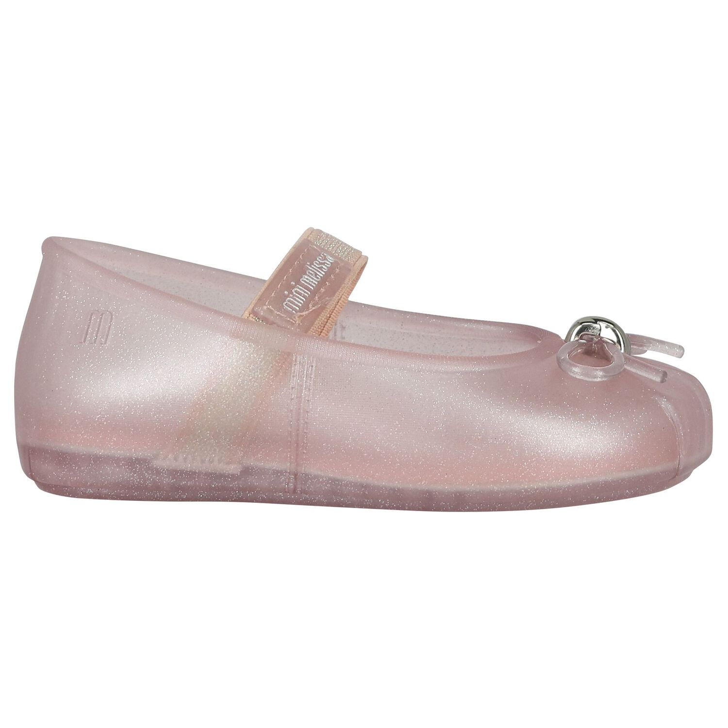 Girls Pink Bow Shoes, 2, hi-res image number null