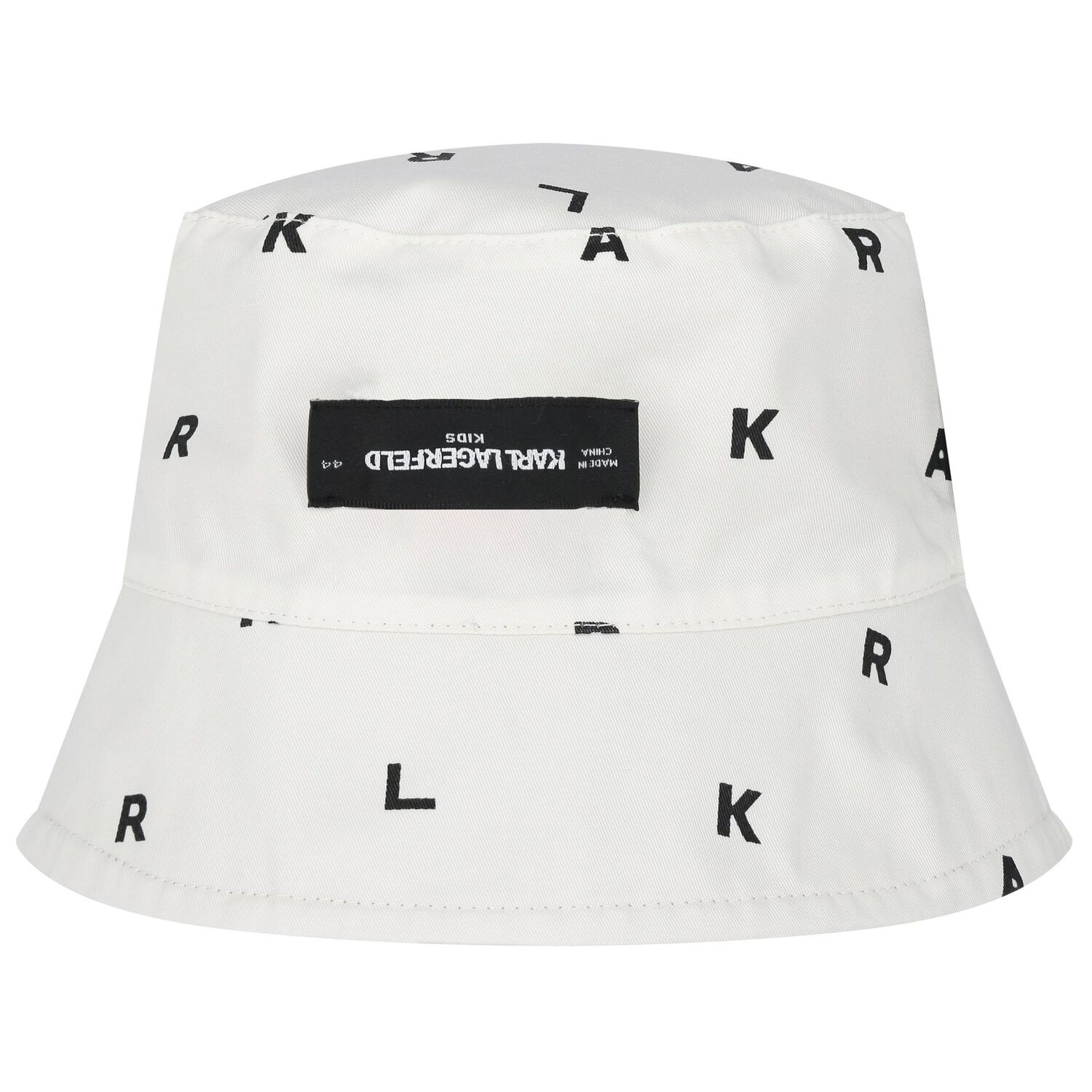 Baby Boys Beige & White Reversible Hat, 1, hi-res image number null