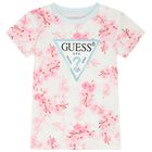 Girls White & Pink Logo T-Shirt, 3, hi-res