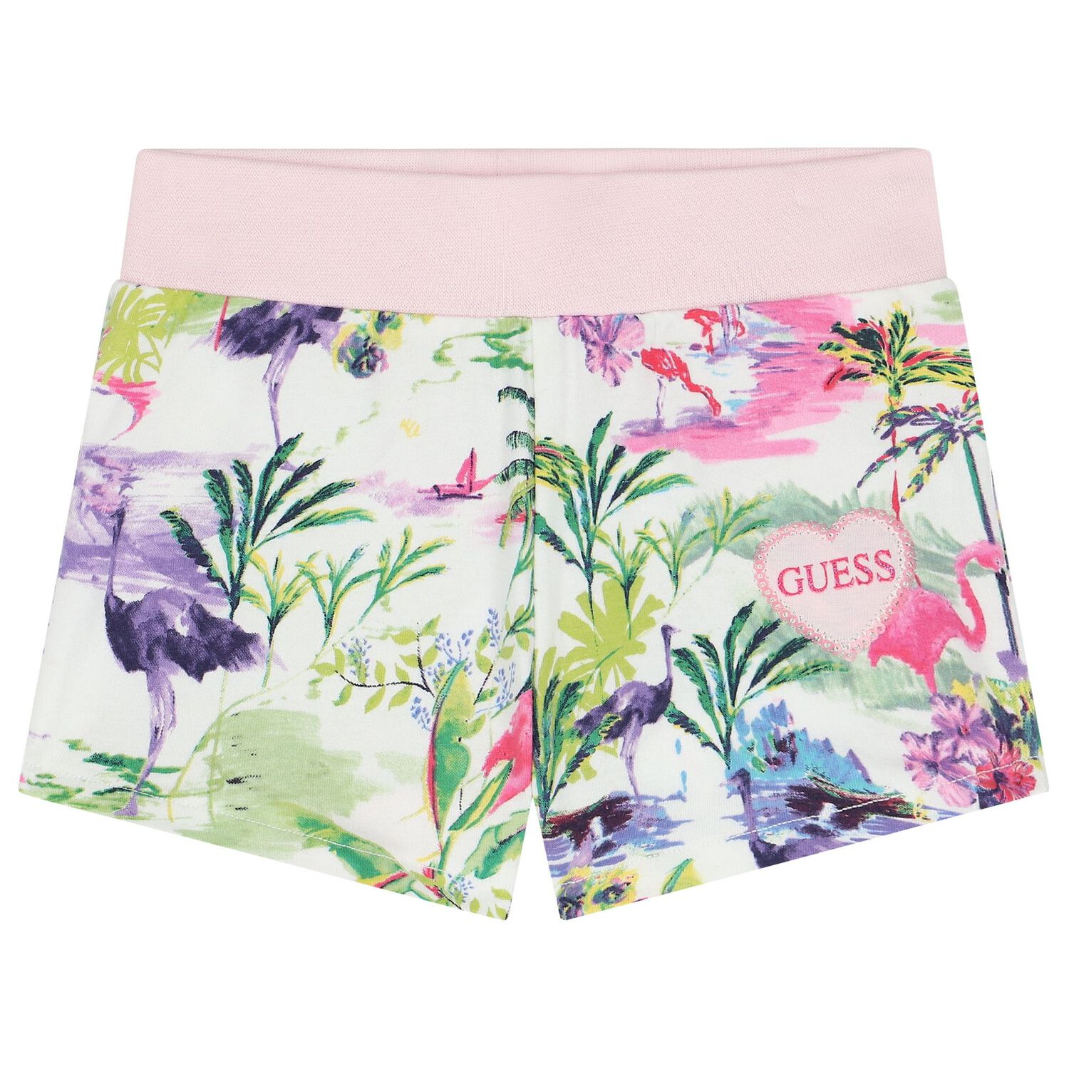 Baby Girls Botanical Print Shorts Set, 1, hi-res image number null