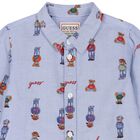 قميص بشعار الدب تيدي باللون الأزرق للأولاد, 1, hi-res