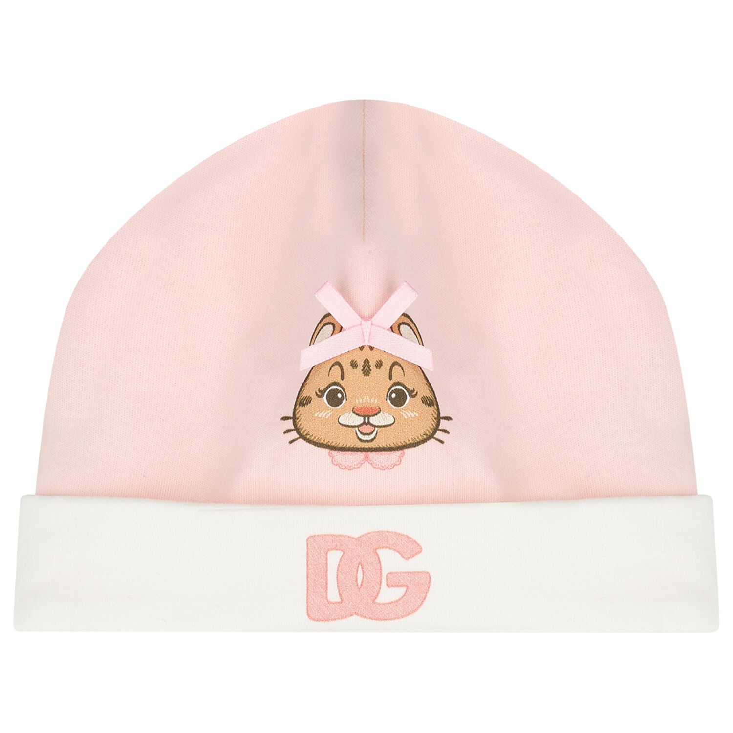 Baby Girls Pink & White Logo Babygrow Gift Set , 1, hi-res