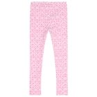 Girls Pink Logo Reversible Leggings, 1, hi-res