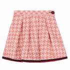 Girls Pink Blouse & Skirt Set, 1, hi-res