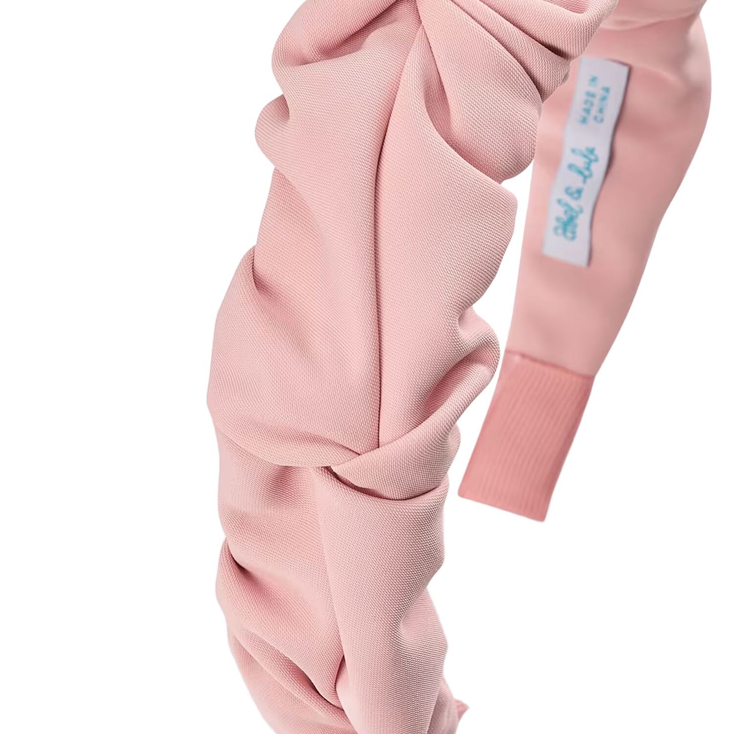 طوق رأس الكريب باللون وردي للبنات, 1, hi-res