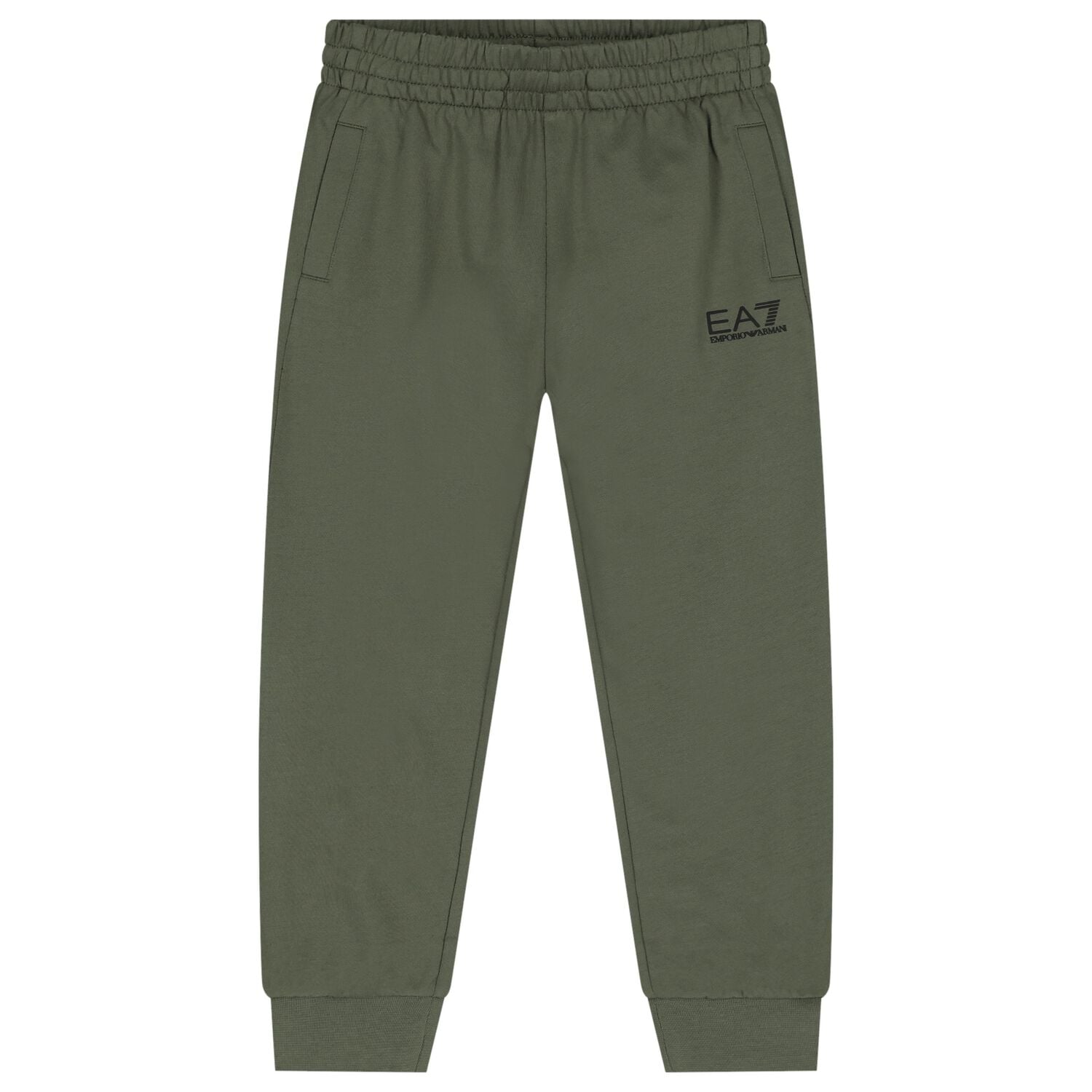 Boys Green Logo Joggers, 3, hi-res