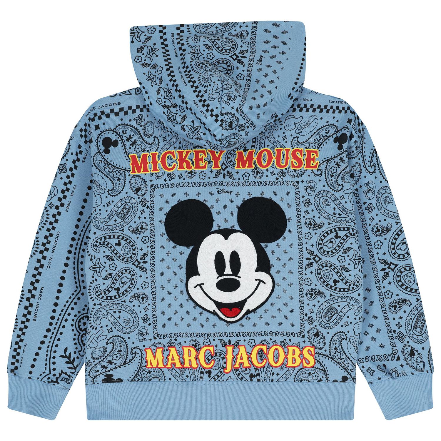 Blue Bandana Disney Hooded Zip Up Top, 1, hi-res