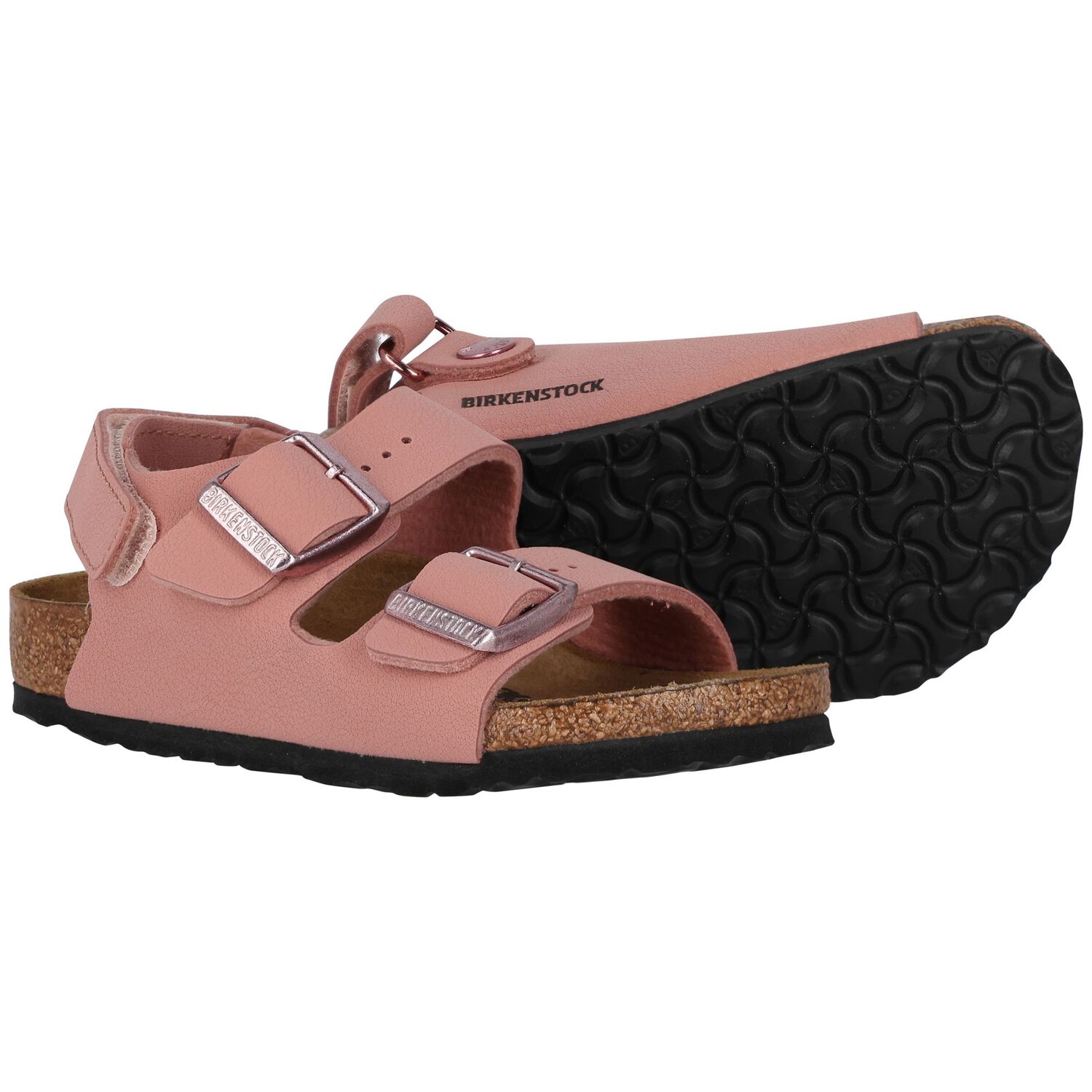 Younger Girls Pink Milano Sandals, 1, hi-res image number null