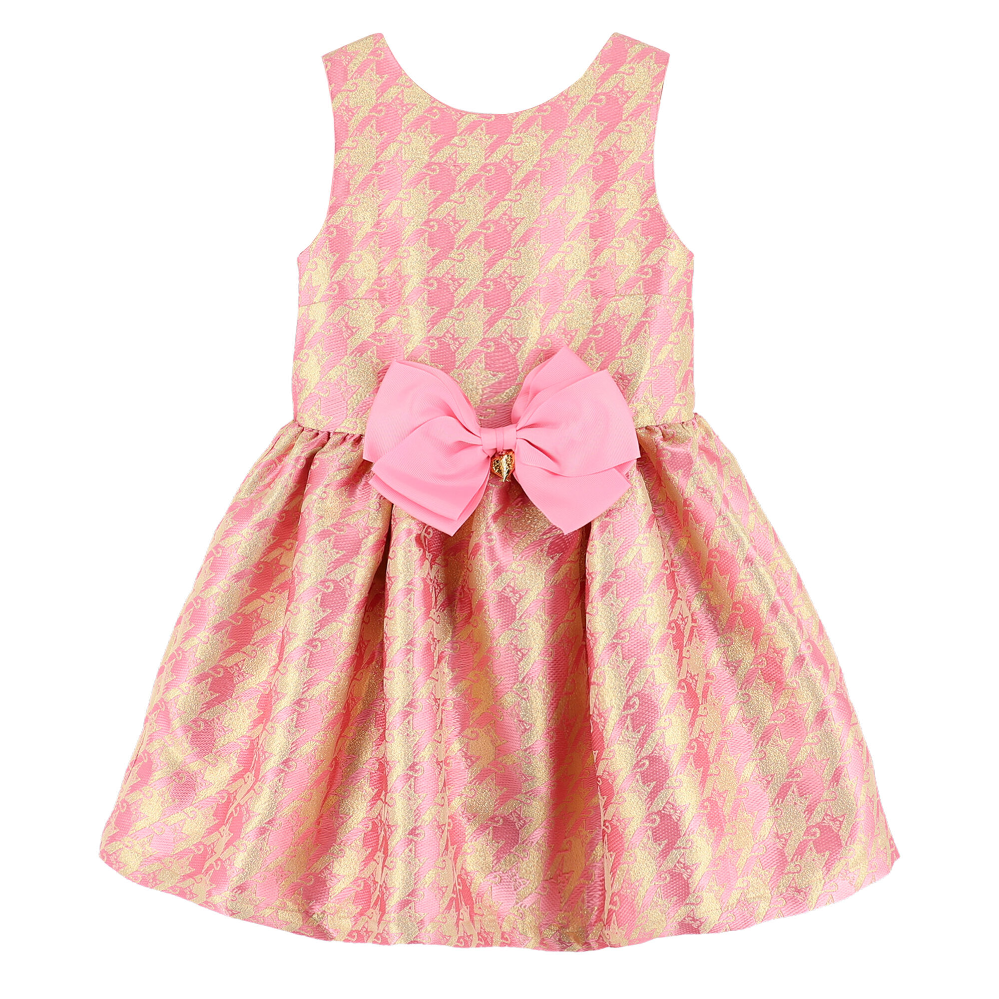Pink and gold baby dress hotsell