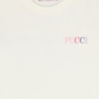 Girls Ivory Logo T-Shirt, 1, hi-res