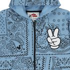 Blue Bandana Disney Hooded Zip Up Top, 1, hi-res