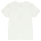 Boys White Logo T-Shirt, 1, hi-res