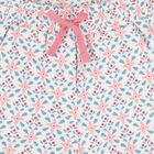 شورت بنات بطبعة الزهور باللون الأبيض, 1, hi-res