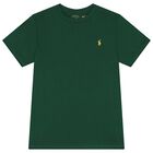Boys Green Logo T-Shirt, 1, hi-res