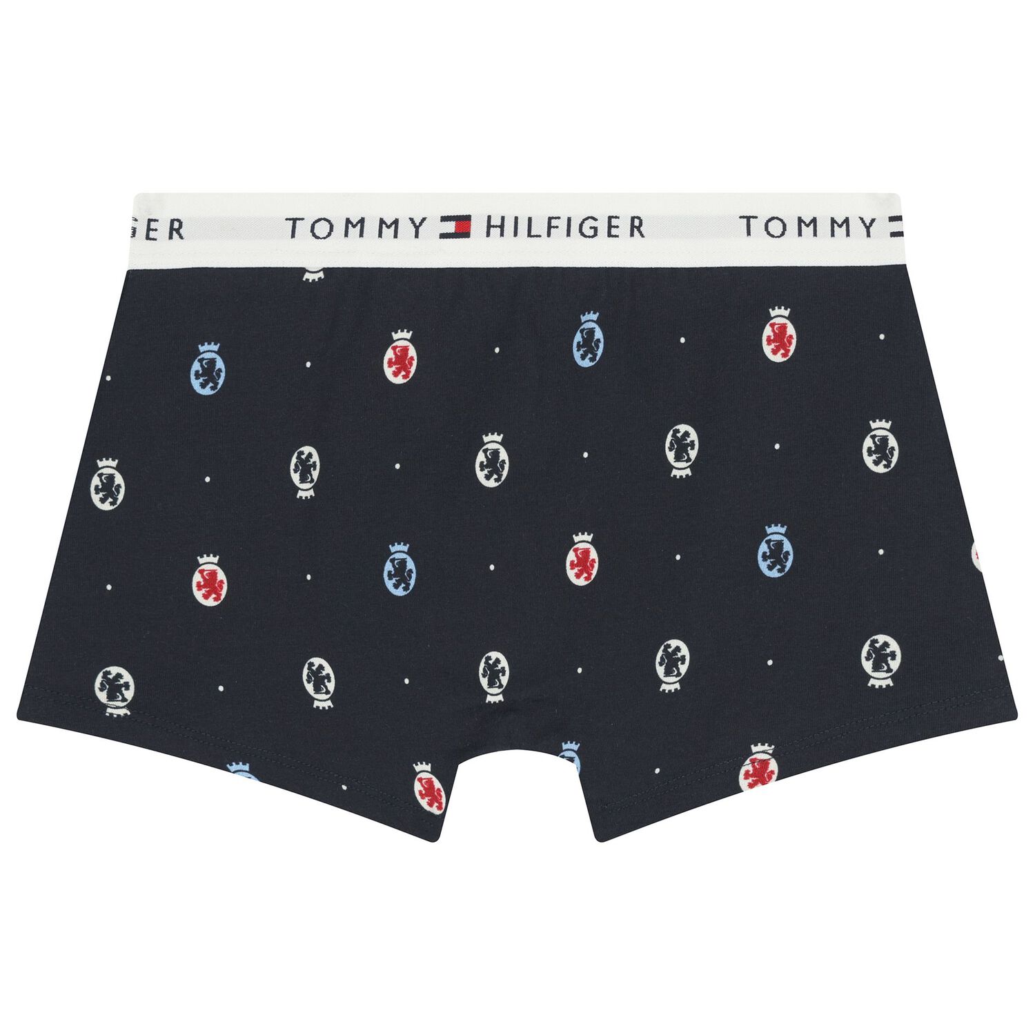 Boys Navy Blue Logo Underwear Set, 1, hi-res