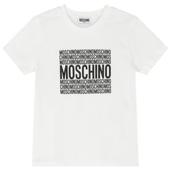 Moschino White Logo T-Shirt, 1 White Logo T-Shirt