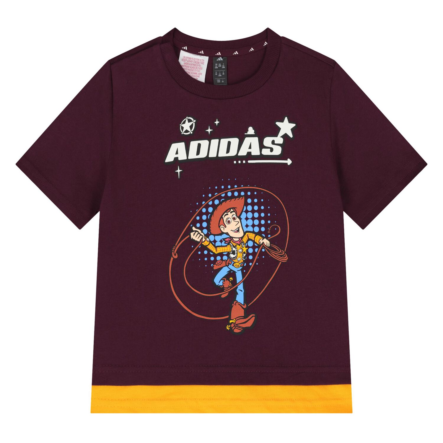 Younger Boys Burgundy Woody Disney Shorts Set, 1, hi-res