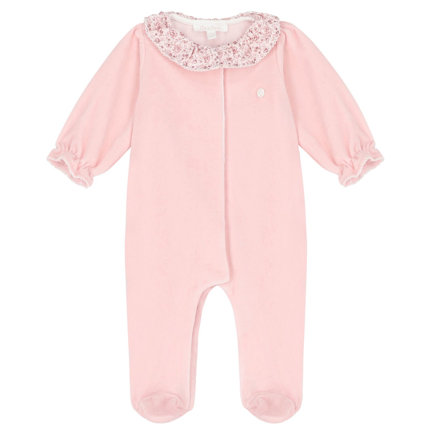 Baby Girls Pink Babygrow, 1, hi-res