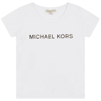 Girls White Logo T-Shirt