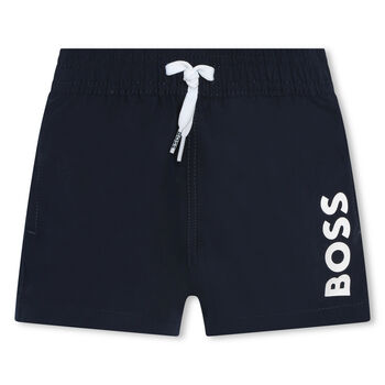 Younger Boys Navy Blue Swim Shorts