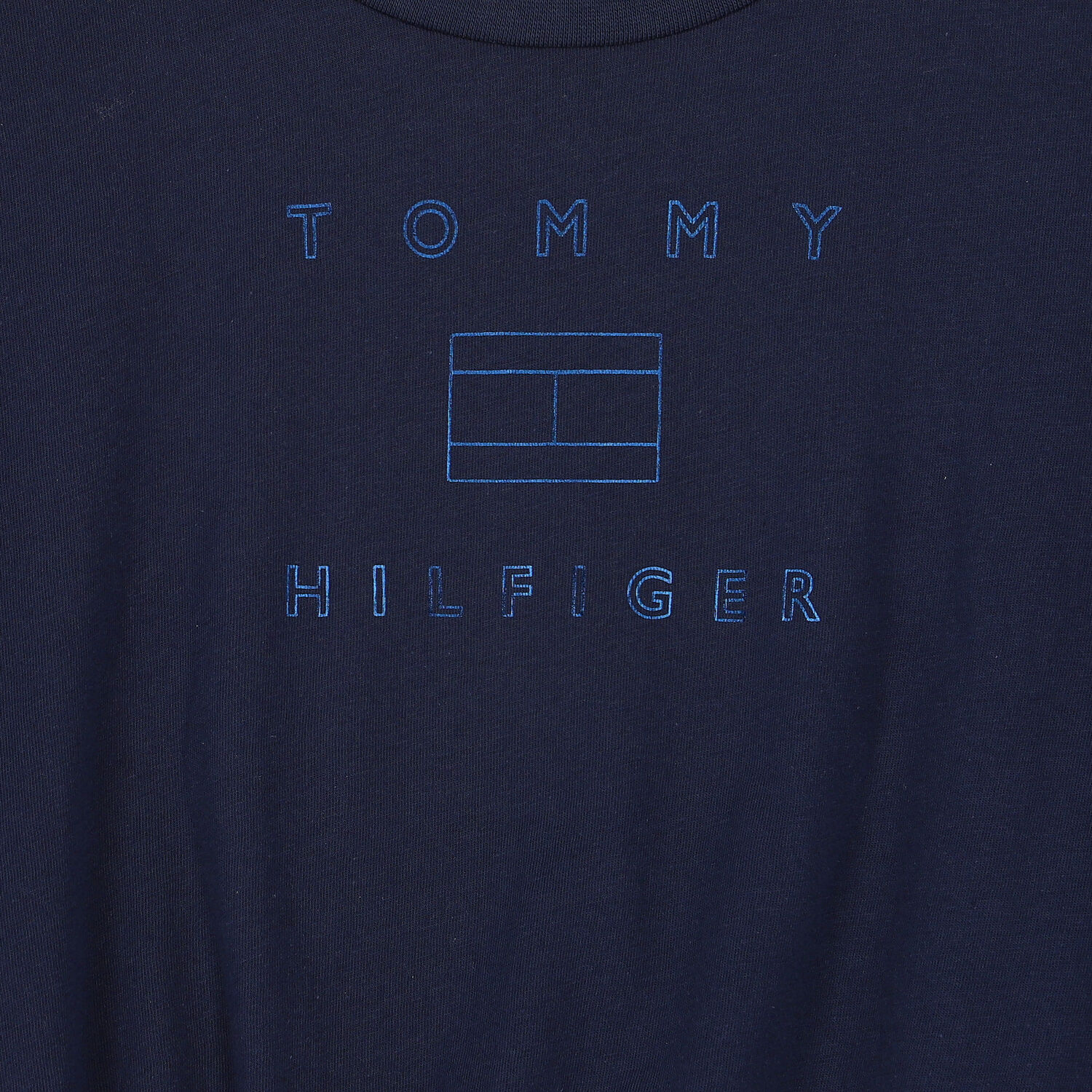 Girls Navy Logo T-Shirt, 1, hi-res