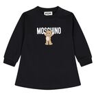 فستان بالشعار تيدي بير باللون الاسود, 5, hi-res