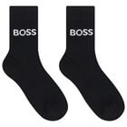Black Logo Socks ( 5-Pack ), 1, hi-res