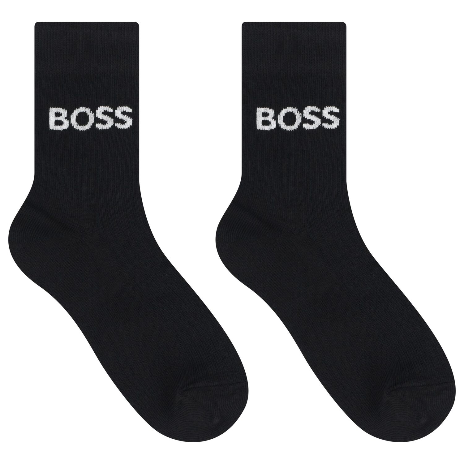 Black Logo Socks ( 5-Pack ), 1, hi-res