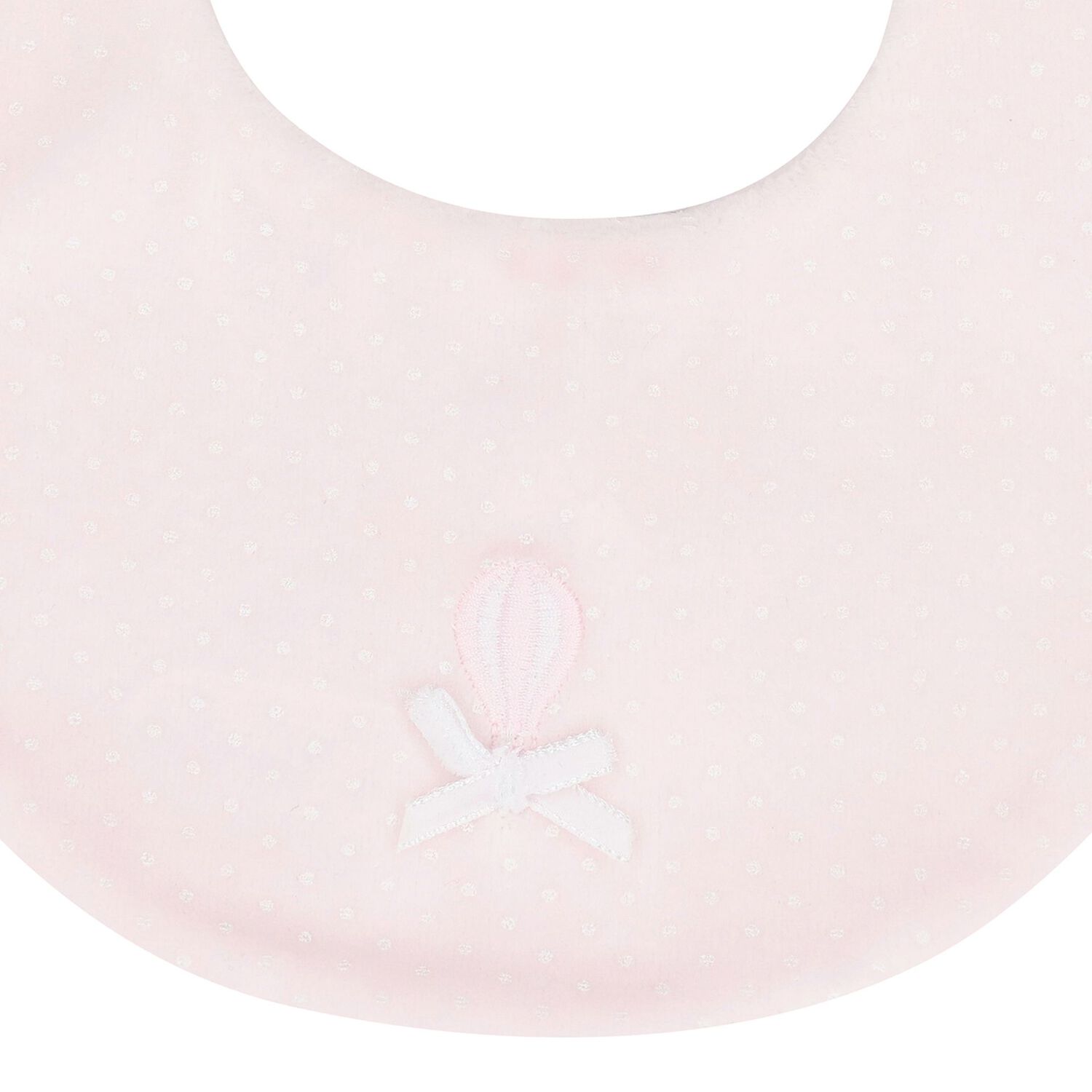 Baby Girls Pink Dots Bib, 2, hi-res