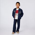 حذاء رياضي بشعار النمر باللون البيج, 1, hi-res