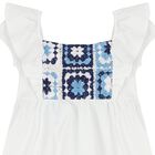 طقم بنات ليغنز باللون الأبيض والكحلي, 2, hi-res