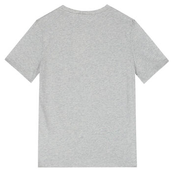 Boys Grey Logo T-Shirt