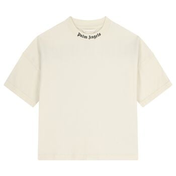 Boys Ivory Logo Oversized T-Shirt