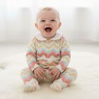 Multi-Coloured Zig Zag Babygrow, 1, hi-res